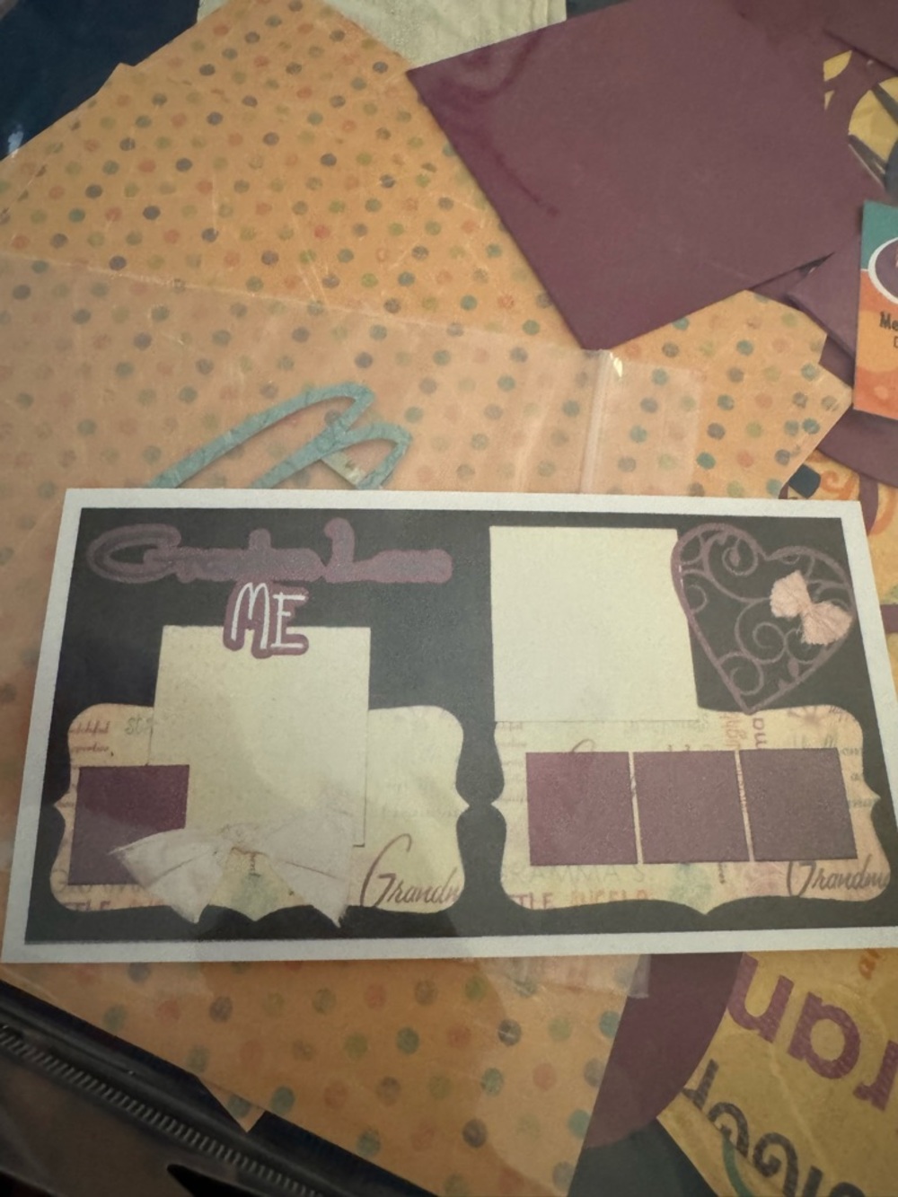 Kit a licious grandma loves me scrapbook kit